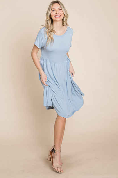 Everyday Knit Tiered Ruffle Hem Dress | Apparel | Kitchen + Metal