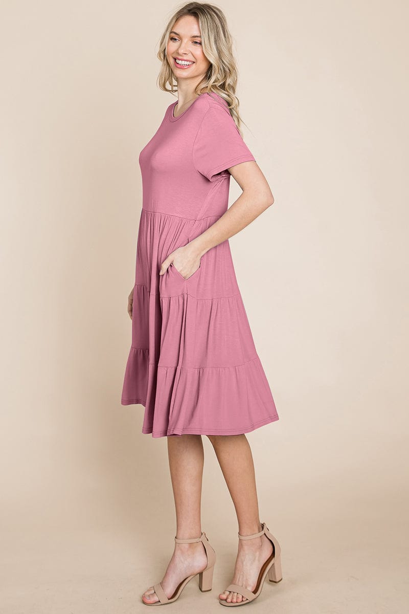 Everyday Knit Tiered Ruffle Hem Dress | Apparel | Kitchen + Metal