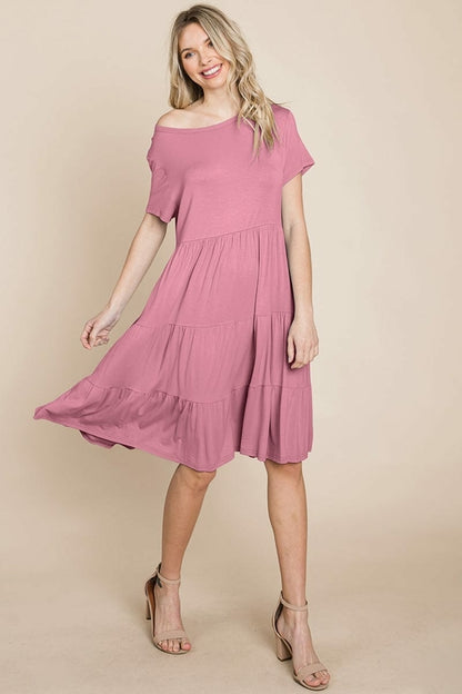 Everyday Knit Tiered Ruffle Hem Dress | Apparel | Kitchen + Metal