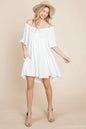 Flutter Sleeve Tiered Babydoll Mini Dress | Apparel | Kitchen + Metal