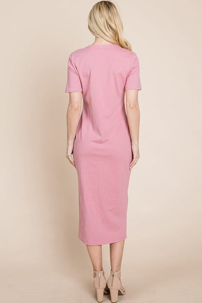 Everyday Button up Cotton Midi Shirt Dress | Apparel | Kitchen + Metal