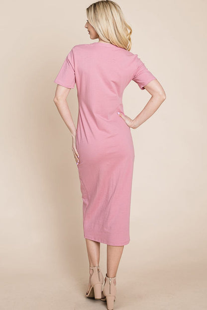Everyday Button up Cotton Midi Shirt Dress | Apparel | Kitchen + Metal