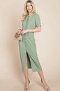 Everyday Button up Cotton Midi Shirt Dress | Apparel | Kitchen + Metal