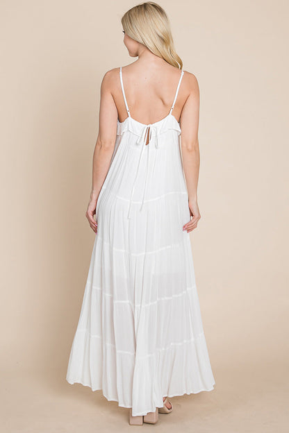 Tiered Tie Strap Cami Maxi Dress | Apparel | Kitchen + Metal