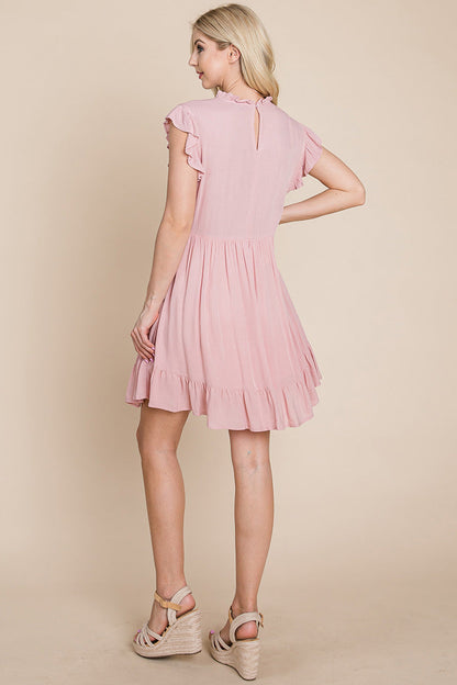 Ruffled Sleeveless Babydoll Dress with Pockets | Apparel | Kitchen + Metal