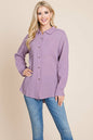 Textured Cotton Raw Edge Gauze Blouse Tops Shirts | Apparel | Kitchen + Metal