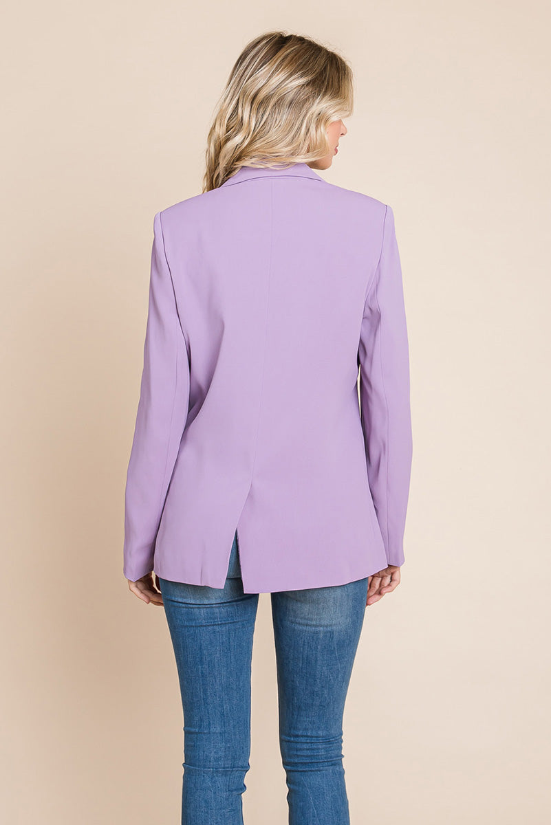 Double Breasted Lapel Collar Jacket Blazer | Apparel | Kitchen + Metal