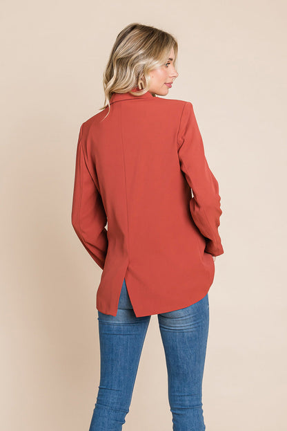 Double Breasted Lapel Collar Jacket Blazer | Apparel | Kitchen + Metal