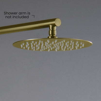 Halo 10" Metal Rain Shower Head 2mm Ultra Thin Profile