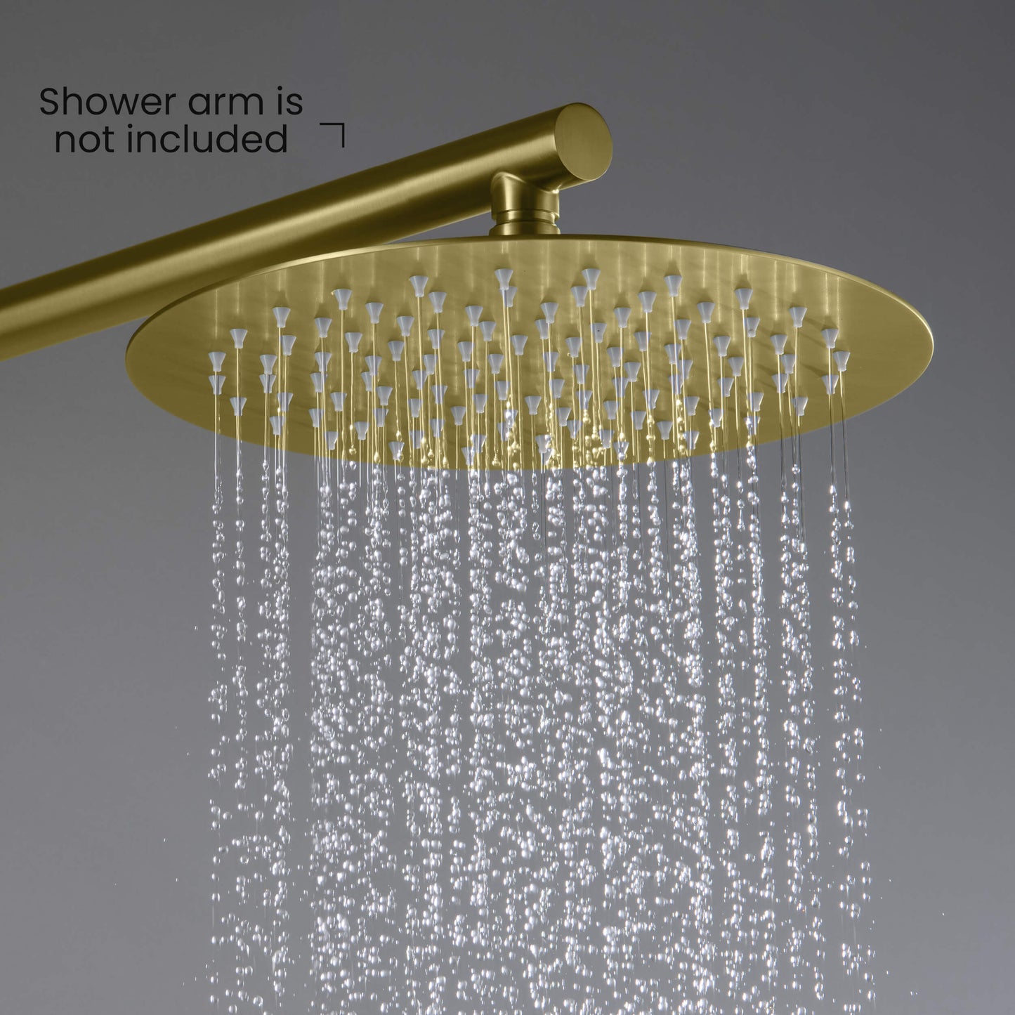 Halo 10" Metal Rain Shower Head 2mm Ultra Thin Profile