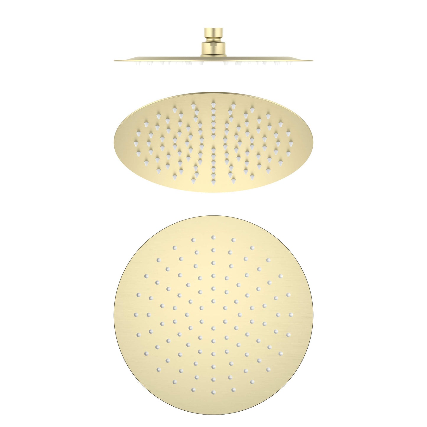 Halo 10" Metal Rain Shower Head 2mm Ultra Thin Profile