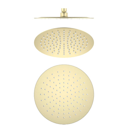 Halo 10" Metal Rain Shower Head 2mm Ultra Thin Profile