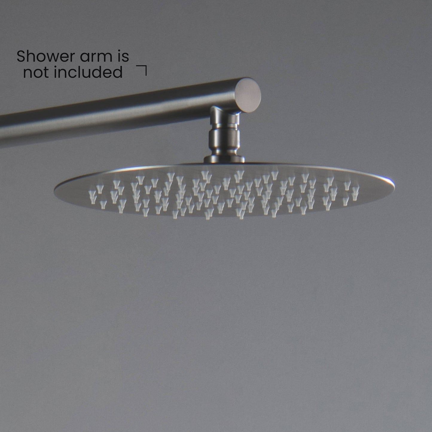 Halo 10" Metal Rain Shower Head 2mm Ultra Thin Profile
