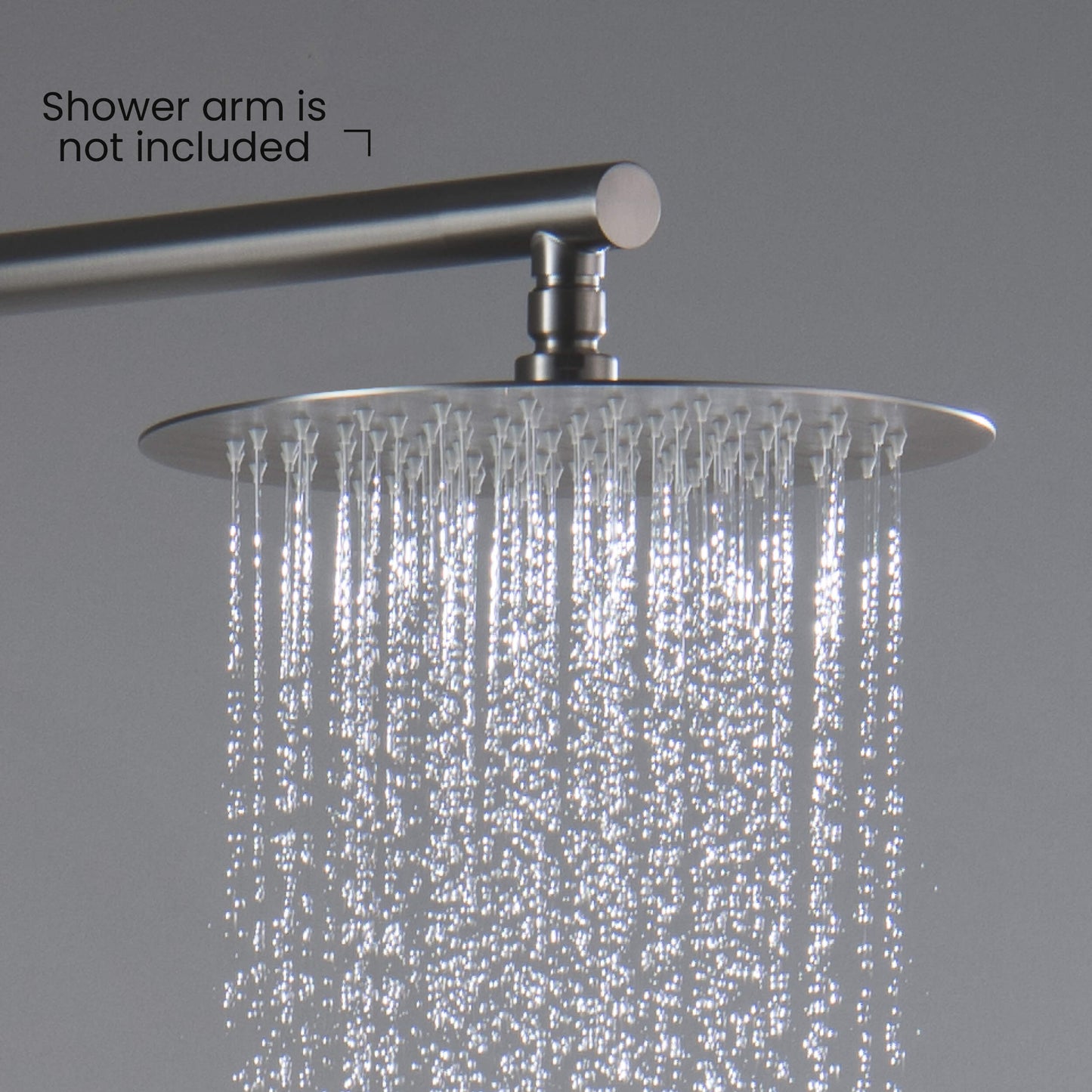 Halo 10" Metal Rain Shower Head 2mm Ultra Thin Profile