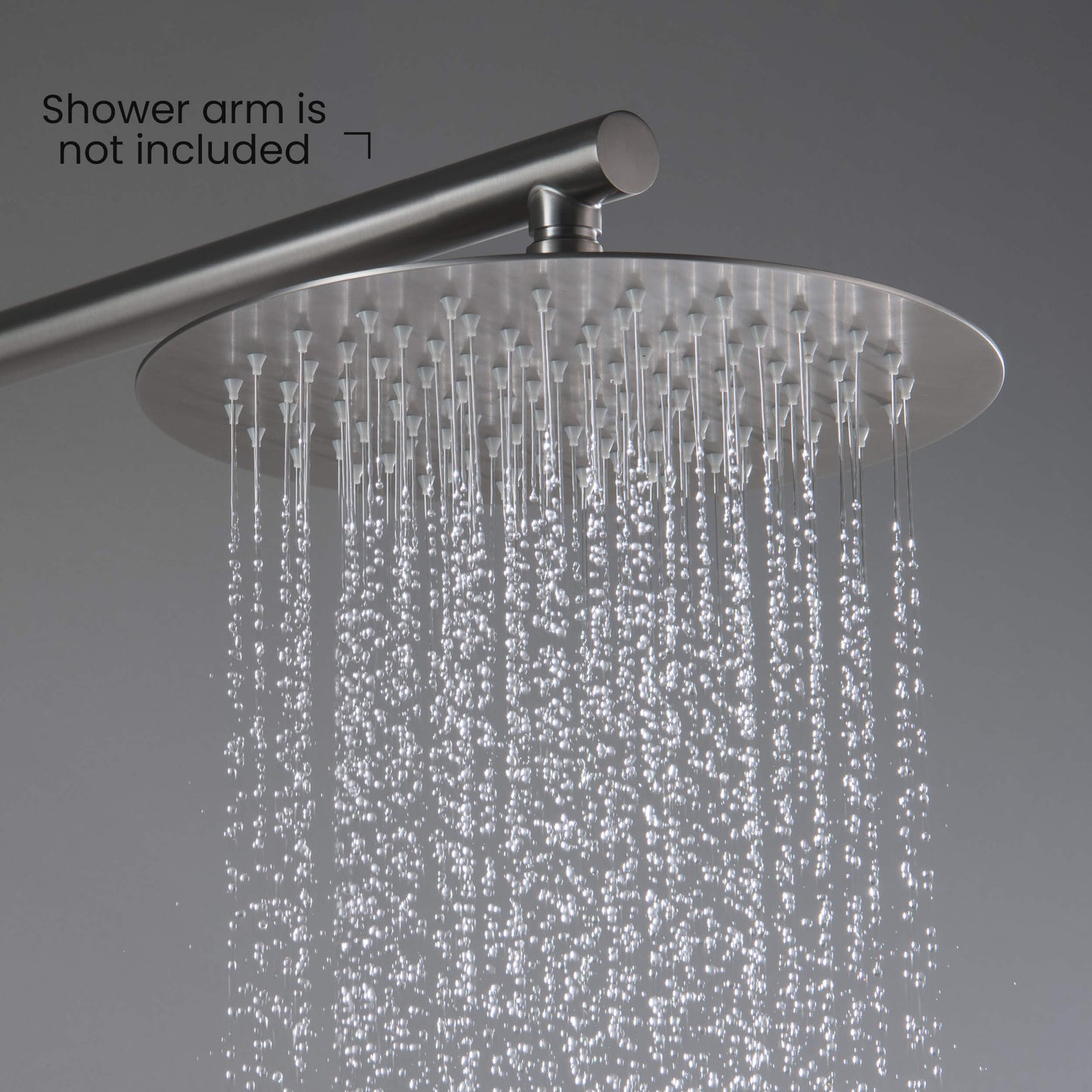 Halo 10" Metal Rain Shower Head 2mm Ultra Thin Profile
