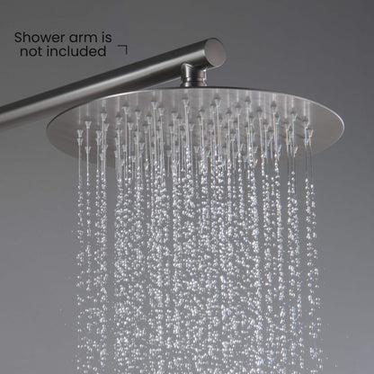 Halo 10" Metal Rain Shower Head 2mm Ultra Thin Profile