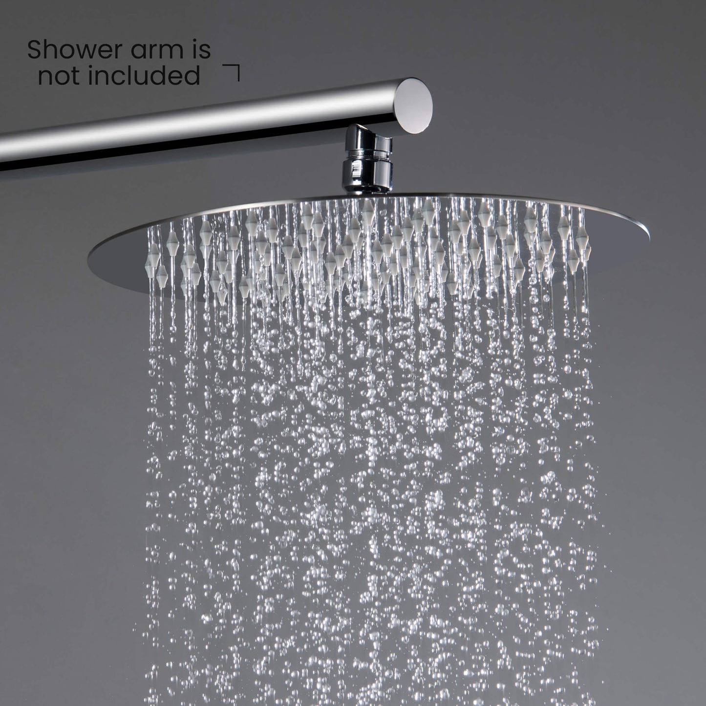Halo 10" Metal Rain Shower Head 2mm Ultra Thin Profile