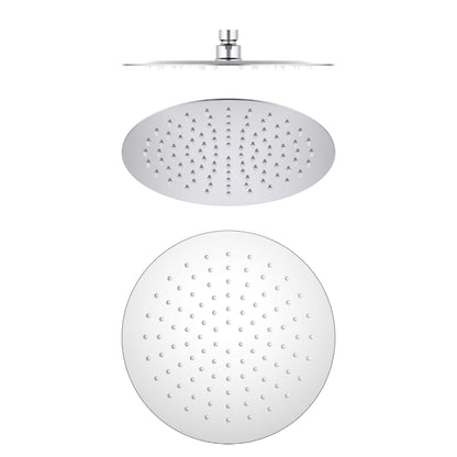 Halo 10" Metal Rain Shower Head 2mm Ultra Thin Profile