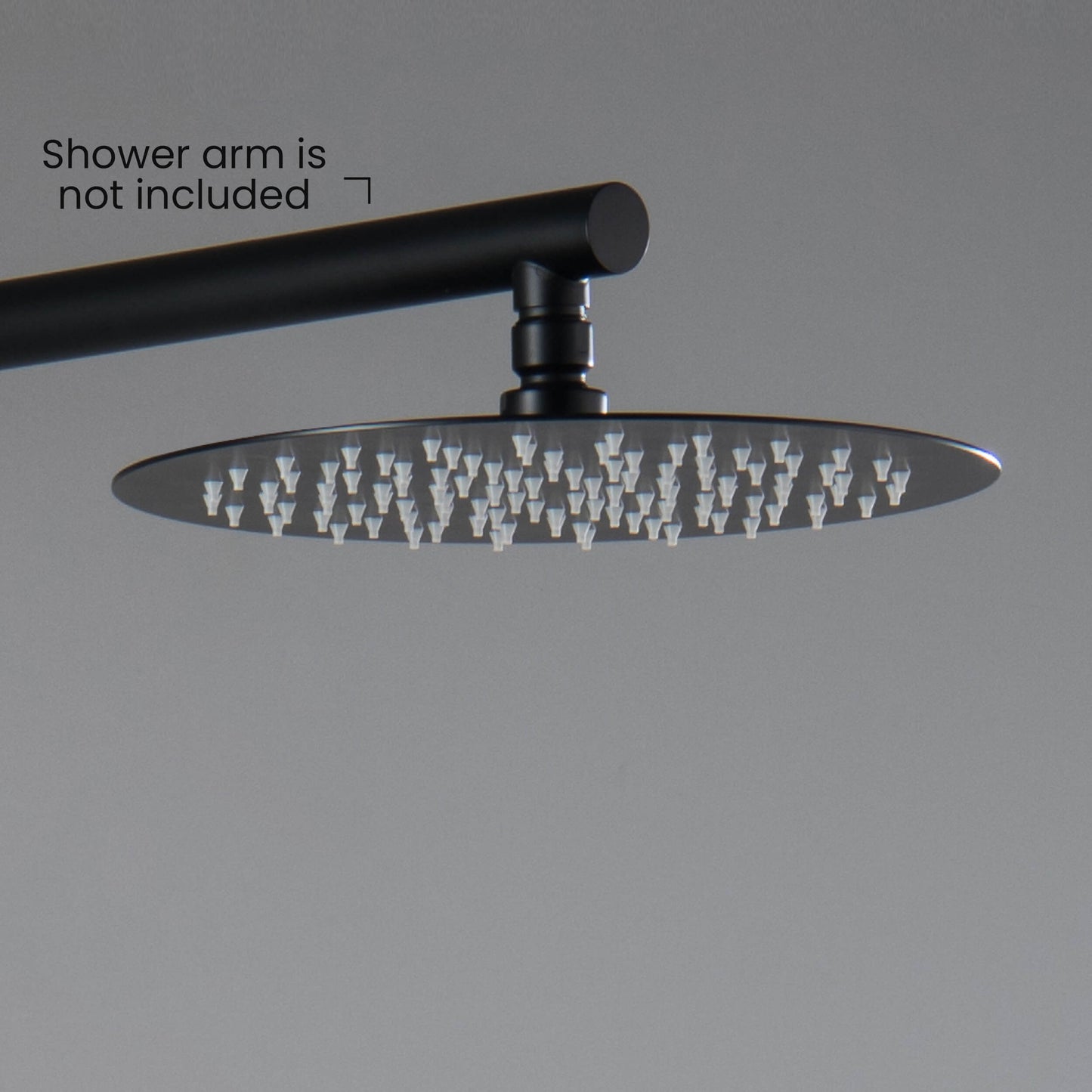 Halo 10" Metal Rain Shower Head 2mm Ultra Thin Profile