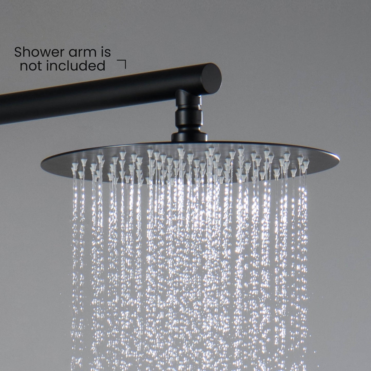 Halo 10" Metal Rain Shower Head 2mm Ultra Thin Profile
