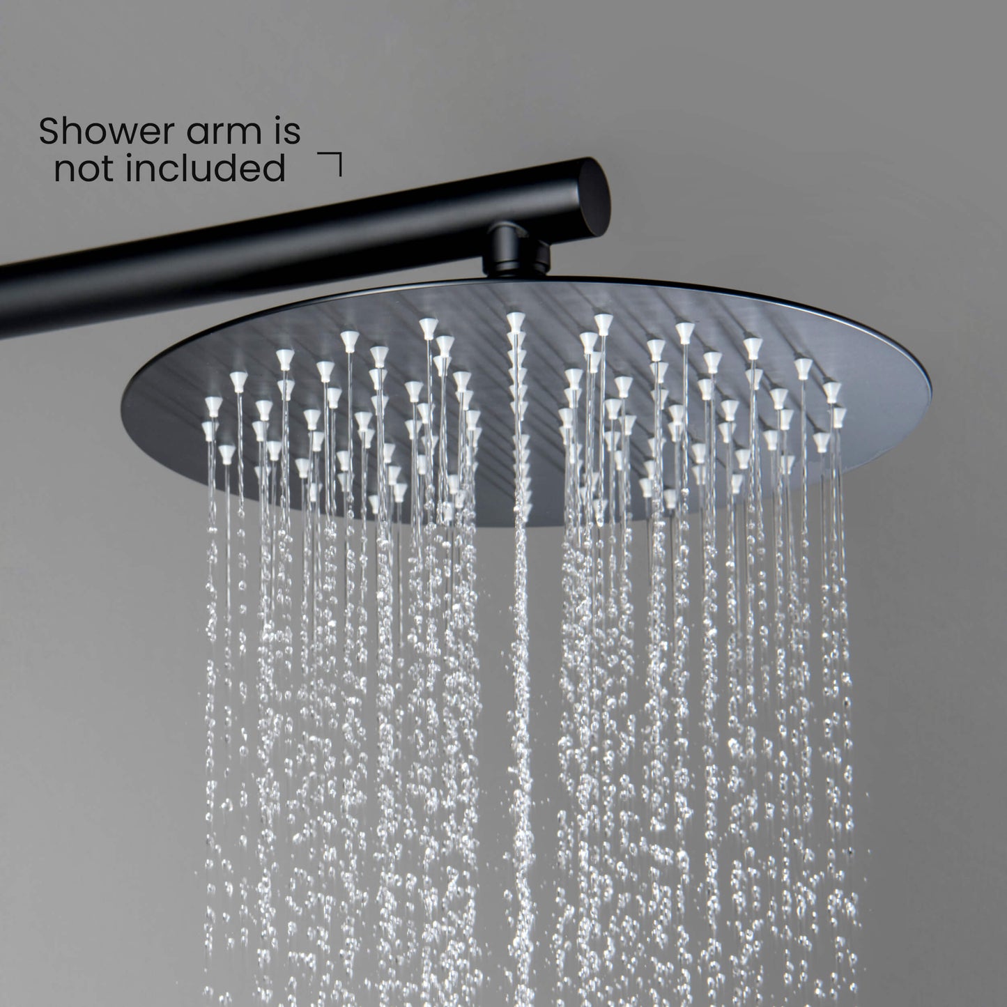 Halo 10" Metal Rain Shower Head 2mm Ultra Thin Profile