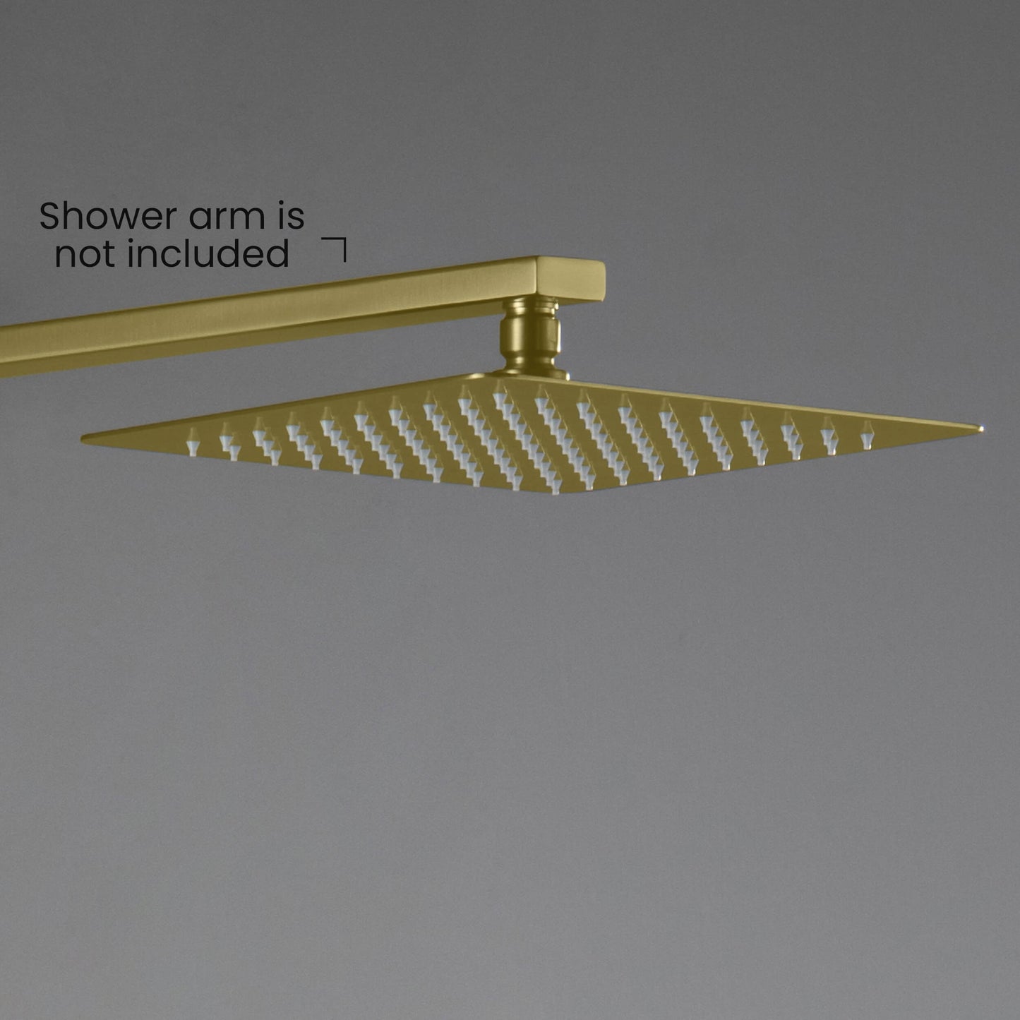 Quadra 10" Metal Rain Shower Head 2mm Ultra Thin Profile