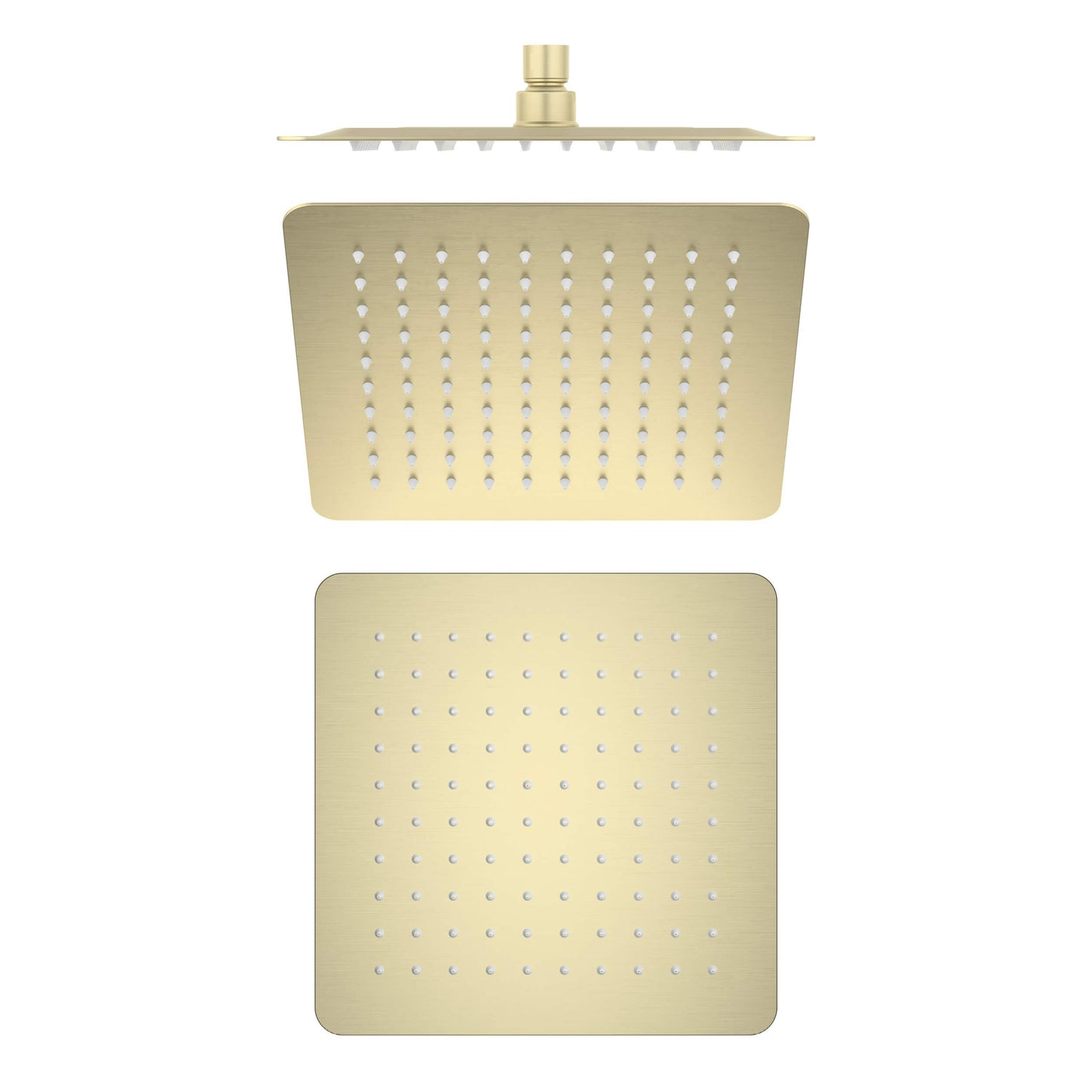 Quadra 10" Metal Rain Shower Head 2mm Ultra Thin Profile