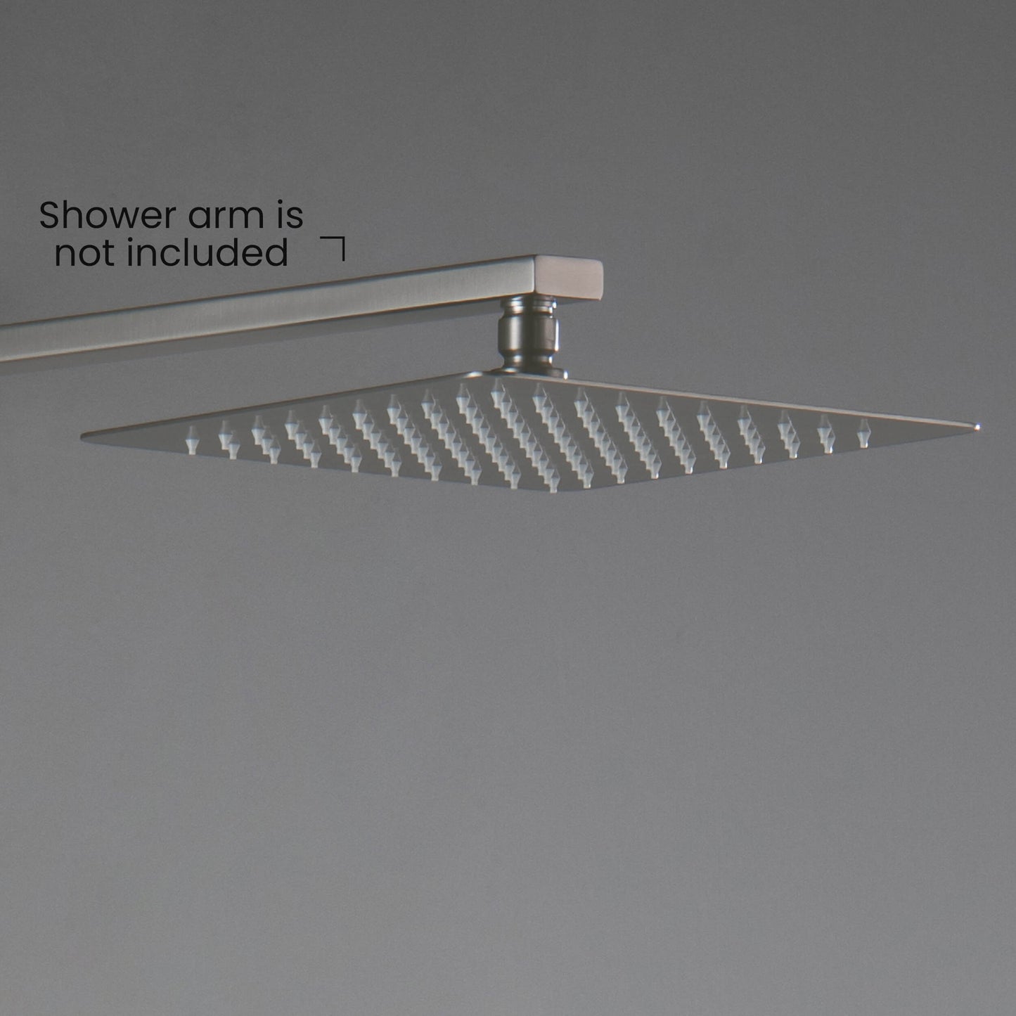 Quadra 10" Metal Rain Shower Head 2mm Ultra Thin Profile