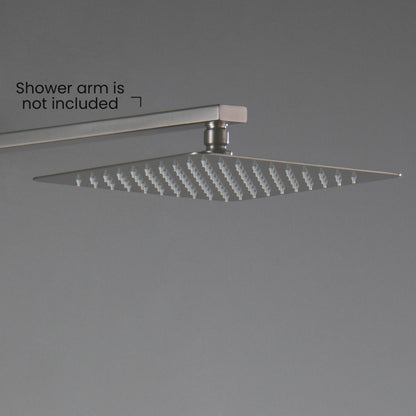 Quadra 10" Metal Rain Shower Head 2mm Ultra Thin Profile