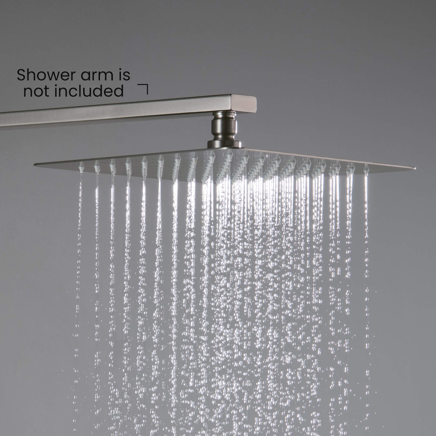 Quadra 10" Metal Rain Shower Head 2mm Ultra Thin Profile