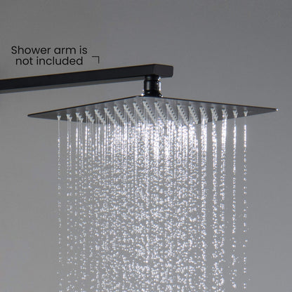 Quadra 10" Metal Rain Shower Head 2mm Ultra Thin Profile