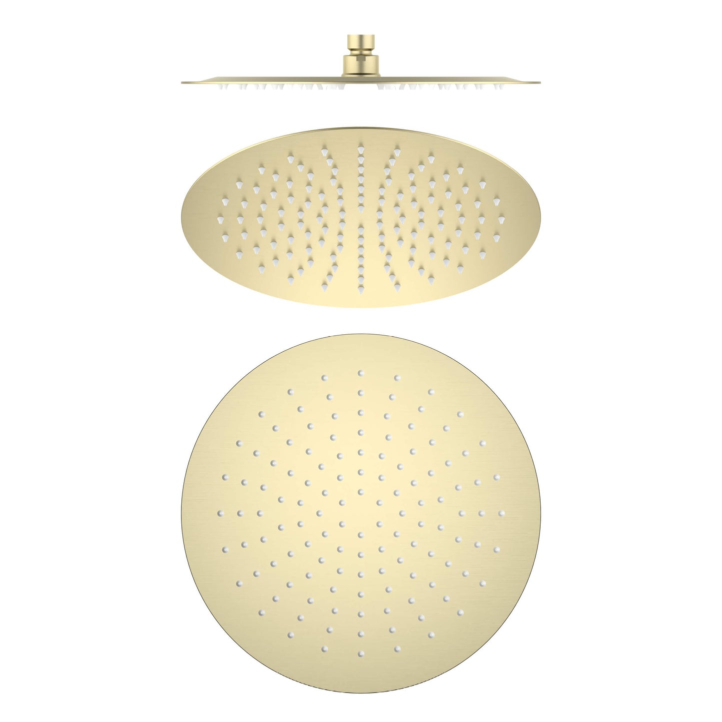 Halo 12" Metal Rain Shower Head 2mm Ultra Thin Profile