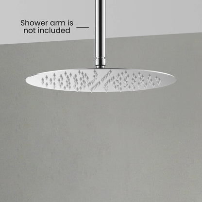 Halo 12" Metal Rain Shower Head 2mm Ultra Thin Profile