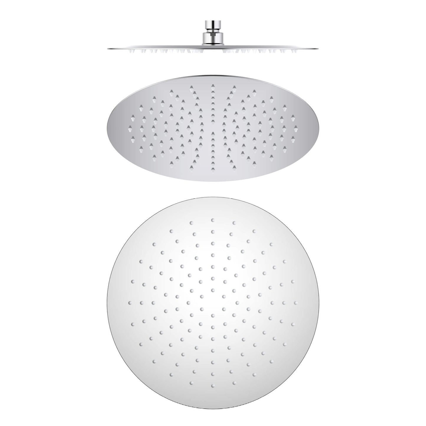 Halo 12" Metal Rain Shower Head 2mm Ultra Thin Profile