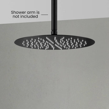 Halo 12" Metal Rain Shower Head 2mm Ultra Thin Profile