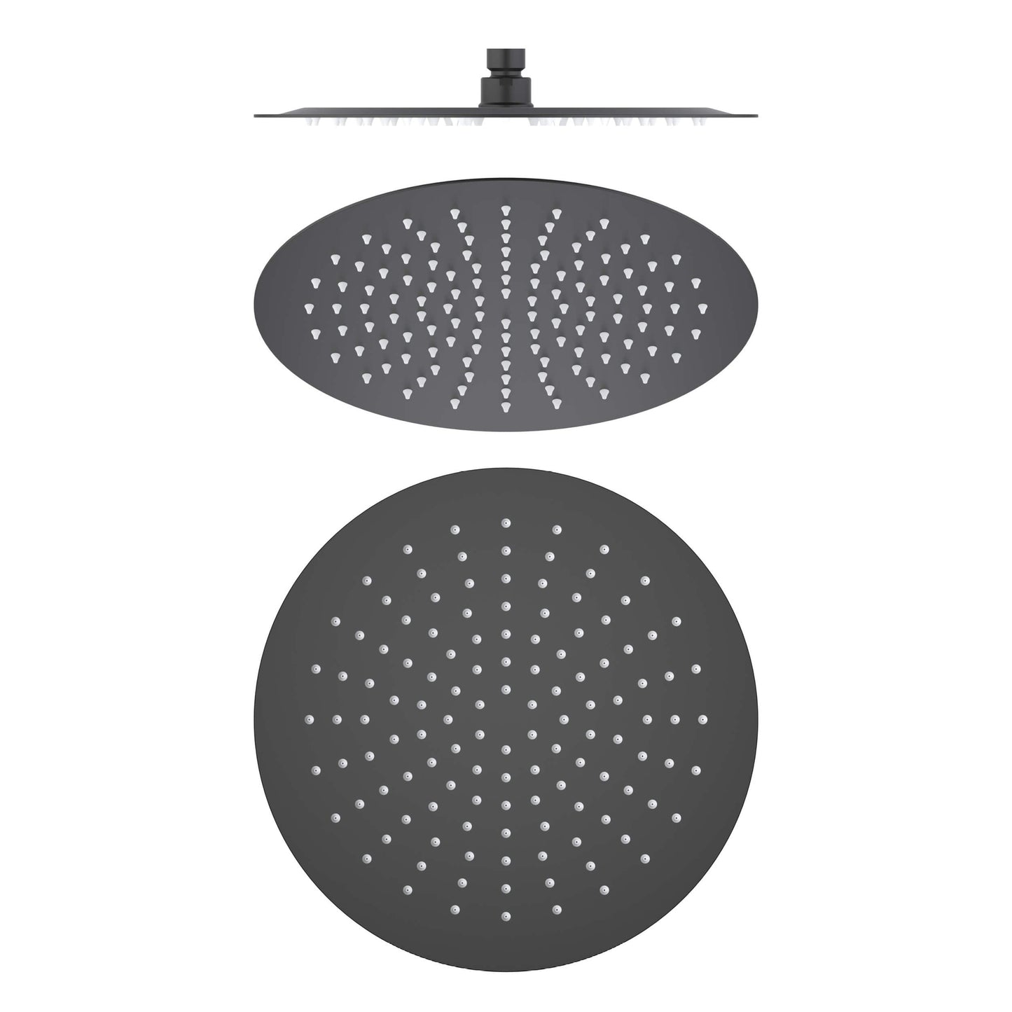 Halo 12" Metal Rain Shower Head 2mm Ultra Thin Profile