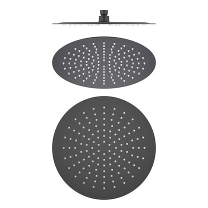 Halo 12" Metal Rain Shower Head 2mm Ultra Thin Profile