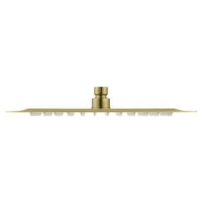 Quadra 12" Metal Rain Shower Head 2mm Ultra Thin Profile