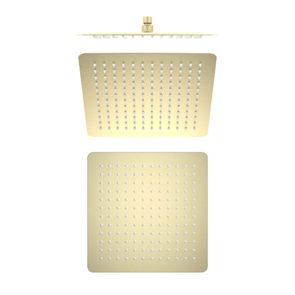 Quadra 12" Metal Rain Shower Head 2mm Ultra Thin Profile