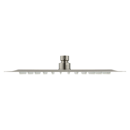 Quadra 12" Metal Rain Shower Head 2mm Ultra Thin Profile