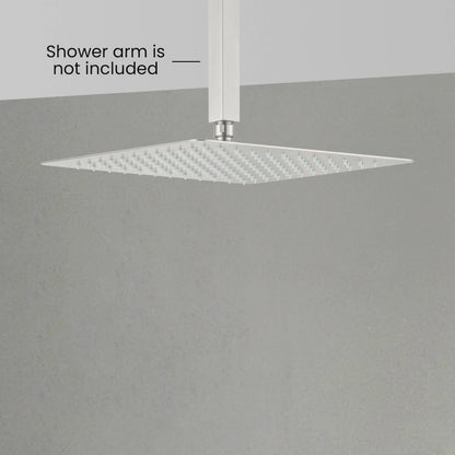 Quadra 12" Metal Rain Shower Head 2mm Ultra Thin Profile