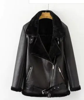 Winter Women's European Style Plus Size Thick Jacket