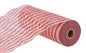 10.25"X10YD WIDE FOIL MESH RED/CHAMPAGNE/ROSE