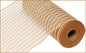 10.25"X10YD POLY/FAUX JUTE MESH NATURAL/CREAM