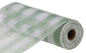 10.25"X10YD FAUX JUTE/PP SMALL CHECK SAGE/WHITE