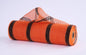 10.5"X10YD FAUX JUTE STRIPED MESH ORANGE/BLACK