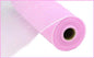 10.25"X10YD IRID FOIL MESH Irid Pastel Pink/White