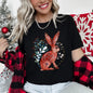 Rabbit, Folk Art, Scandinavian, Winter, Christmas Super Soft Tees