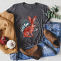 Rabbit, Folk Art, Scandinavian, Winter, Christmas Super Soft Tees