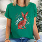 Rabbit, Folk Art, Scandinavian, Winter, Christmas Super Soft Tees